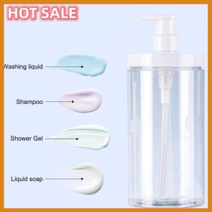 🔥🔥🔥dingdaocunz 100-800ml Soap Dispenser Bottle Shampoo Shower Gel Bottle Refilable Wide Mouth Lotion Hand Sanitizer Bottle Bathroom Container