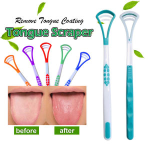 1Pcs Tongue Cleaner Tongue Scraper Remove Tongue Dirty Fresh Breath Cleaning Hygiene Care Pembersih Lidah