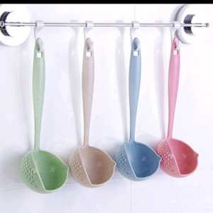 Centong Sayur 2 in 1 Kuah + Saringan / Sendok Sup Baso / Saringan Soup Anti Panas / Ladle Spoon / Souvenir Pernikahan Unik