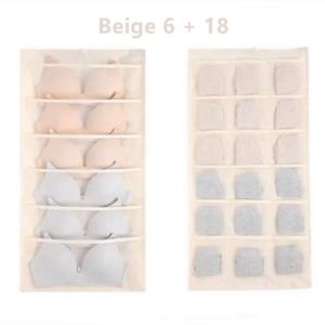 Bra Underwear Socks Hanging Organizer 🔥Ready Stock🔥 Pockets Double Sided Wardrobe Closet Hanger Pouch
