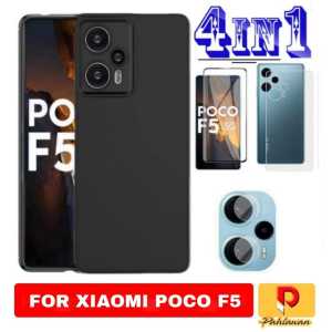 CASE XIAOMI POCO F5 / POCO C40 2022 CASE PRO CAMERA SOFTCASE MACARON 3D CAMERA [PAKET 4 IN 1]