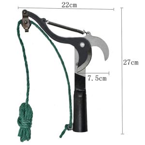 Đầu kéo cắt cành cây trên cao kéo tỉa cành trên cao - MÀU ĐEN