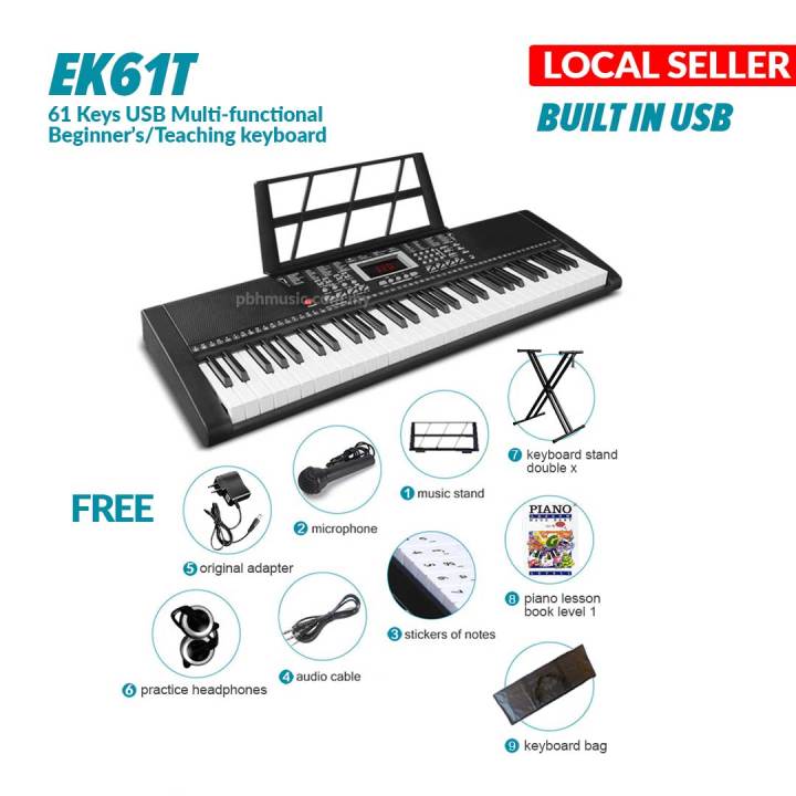 61 key electronic store teaching keyboard