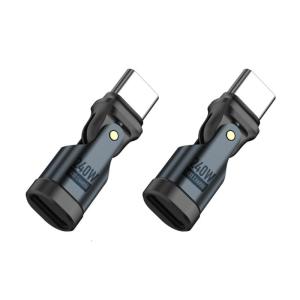 180Degree Rotatable USB C Adapter PD240W 5A Fast Charging 480Mbps Data Transfer For Phones 15 16 Type C Devices