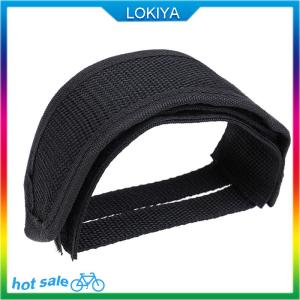 LOKIYA 1pc Nylon Bicycle Pedal Straps Belt Fixed Gear Bike Tape Cycling Fixie Cover