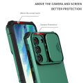 Jingsanc For Samsung Galaxy S22/S22+/S22 Plus/S22 Ultra Phone Case Luxury Push Window Shockproof Hands Free Tridimensional Bracket Stand Casing Candy Color Back Cover. 