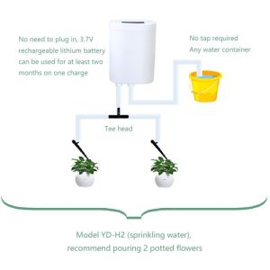 New Garden Watering Device Plant Drip Irrigation Tool Intelligent Water Pump Sprinkler System Controller Watering System Kit