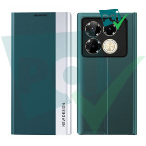 Electro Case Infinix Note 40 4G Smart Windows Flip Case Casing HP Premium Super Full 360 Degree Mewah Flip Cover Auto Lock Case Kesing Kulit COD Bayar Di Tempat