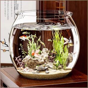 Round Fish Tank Plastic One-piece Molding High Transparency Anti-fall Resistant Unbreakable 鱼缸