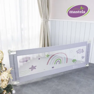 Thanh chắn giường cho bé điều chỉnh độ cao kích thước 1.8m hoặc 2m Mastela 0322-4BB-015 - Quây giường cho bé dễ dàng lắp đặt an toàn cho trẻ em