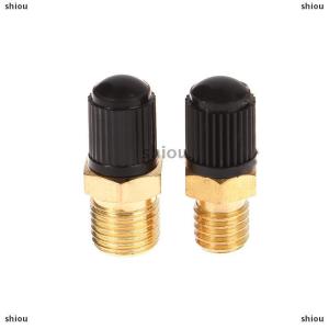 [COD] shiou 1PC DIY Accessories Air Compressor Tank Fill Valve Hexagonal Brass Tank Fill Valve M8 M10 Threaded Valve Core