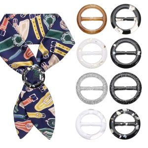 JING Corner Knot Clothing Decor Coat Waist Button DIY Scarf Clips Ring Shirt Button Belt Buckle T-shirt Clips