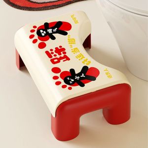 YINGXING Ergonomic Toilet Footstool Anti-Slip Waterproof Under Desk Footrest Sturdy Thickened Childrens Toilet Stool Bathroom Accessories