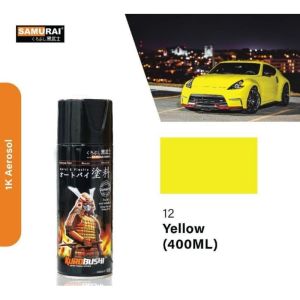 400ml SAMURAI SPRAY PAINT Standard Colours Paint Aerosol Cat Spray Tin Matte Black Cat Motor Cat Kereta