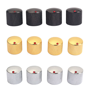 4 chiếc Guitar điện bass knobs khối lượng điều chỉnh chủ âm knobs Guitar mái vòm knobs chiết mũ dễ dàng để cài đặt