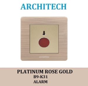 ARCHITECH Platinum B9-K31 Sakelar - Saklar Alarm 3A Gold