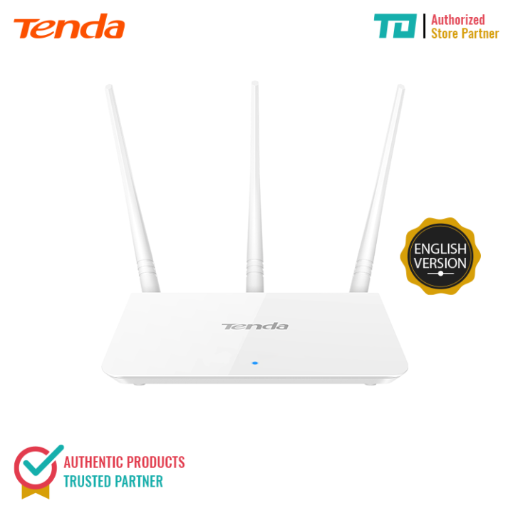 Tenda F3 N300 3-Antennas Wireless Router English Version