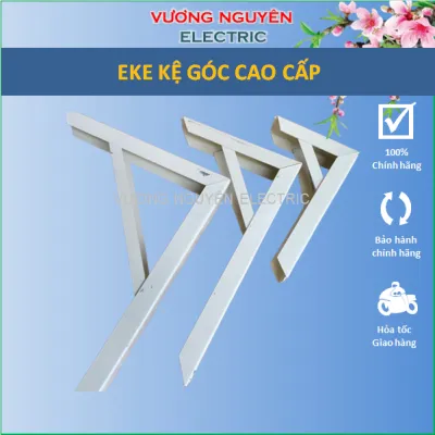 Cặp Eke bắt tường bắt kệ ke góc vuông chữ L 20cm 25cm 30cm 35cm 40cm 45cm 50cm kèm ốc vít - Vương Nguyên Electric