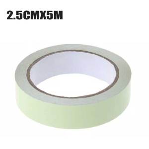 2.5cm/5cm*5 Meter Lakban Glow In The Dark Warna Hijau Safety Adhesive Tape Sticker Isolasi