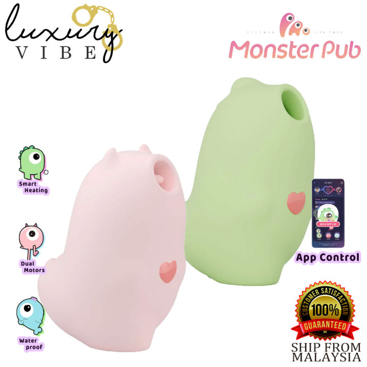 MONSTER PUB Magic Kiss Clitoral Vibrator Gokilla Mr Devil Adult Sex Toys Ready Stock Luxury Vibe (MY) 小怪獸魔吻 震动吸吮情趣用品