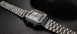Empirewatches Jam Tangan AQ230 Wanita Dualtime Rantai Stainless