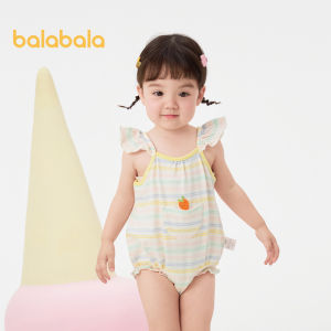 Balabala Baby Clothes Newborn Onesie Girls Crawling Suit 2024 New Summer table Cute
