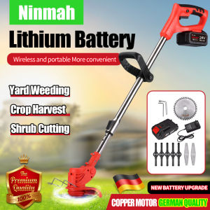 cordless lawn mower portable trimmer garden tool brush grass trimmer Electric lawn mower rechargeable grass cutter