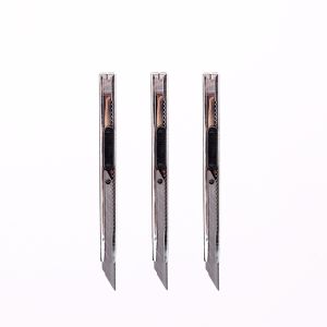 𝓗𝓖 High Quality Stainless Steel Sharp Blade Cutter For Office School Use Cutter Tools Blade Wood Carving Paper Cutting Art Knife Art Supplies Utility Knife Paper And Office Knife DIY Art Cutter Knife Stationery School Tools Paper Cutter
