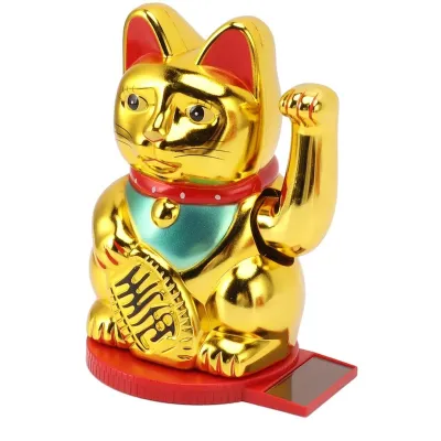 Pajangan Lucky Cat Kucing Solar Pajangan Kucing Goyang Tangan Solar Lucky Cat Kucing Panggir Rejeki
