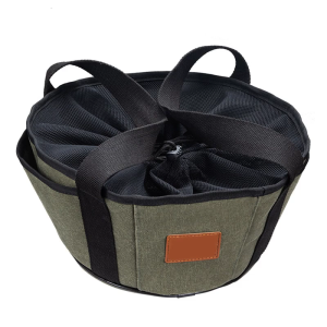 Portables Dutch Oven Storage Bag Large Capacity Tableware Storage Handbag for Outdoor Cooking and Barbecue