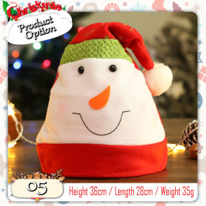 [iRojak] Christmas Hat Old Man Deer Bear Child Adult Non-woven Fabric Cap for Xmas Annual Ceremony 圣诞帽 - XM01