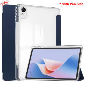 For Xiaomi Redmi Pad 2 Pro 12.1 HCKX Flip Stand Silicone Pencil Pen Slot Holder Case Cover