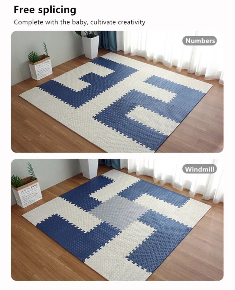 WEFILM Kids Carpet Waterproof Foam Puzzle Mat Baby Puzzle Floor