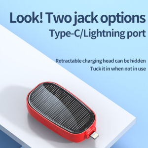 Portable Power Bank Solar Charging Panel Waterproof Dual USB For Camping Outdoor Travel Mini Portable Charger All Ages