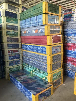 Nệm gấp 3 PE gọn nhẹ dễ dùng (đầy đủ kích thước) - Sản Xuất và Giá tại xưởng Nệm mút xốp nệm sinh viên. nệm phòng trọ nệm văn phòng