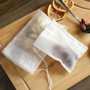 100 cái Túi lọc trà / túi vải không dệt dây rút cao cấp có kiểm định đủ size -AENEA