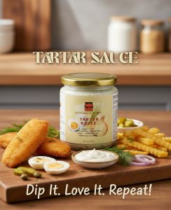 Tartar Sauce 220ml THE DIP KITCHEN ready to eat no msg no preservative no artificial coloring sos pencicah sos serbaguna