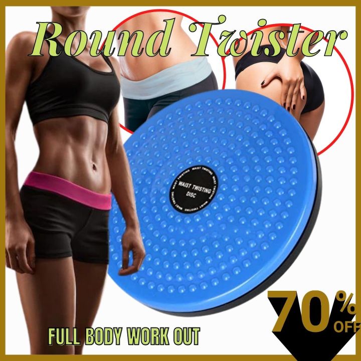 HIGH QUALITY Round Twister Full Body Work Out Waist Twisting Disc Board  Twist Boards Foot Massage Plate Twister for Slimming and Strengthening