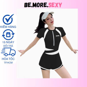 Đồ bơi kín đáo nữ một mảnh short liền thân phong cách Hàn Quốc YOUYOU