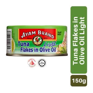 Ayam Brand Tuna Flakes In Olive Oil Light