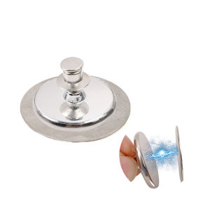 【On Sale】2/4Pcs Curtain Magnetic Buckle Curtain Clasp Tool-Free Removable Prevent Light Leakage Magnet Button