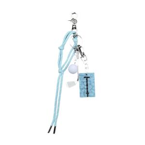 Lightweight Waist Clip Keychain With Braided Rope And Metal Plastic Construction For Swim Identifiers Bag Charms