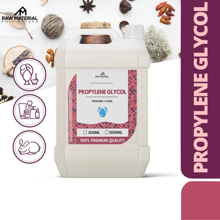 Propylene Glycol, USP Grade (500mL & 1000mL) Raw Material Philippines