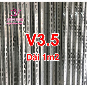 Sắt V lỗ V3.5 dài 12m dày 1.6 ly - Lắp ráp kệ v lỗ đa năng Sắt V lỗ  Làm kệ sắt