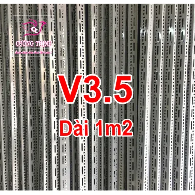 Sắt V lỗ V3.5 dài 12m dày 1.6 ly - Lắp ráp kệ v lỗ đa năng Sắt V lỗ Làm kệ sắt