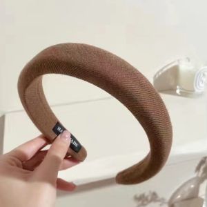 Girls Headwear Hairband Fashionable Sponge Thickened Headband  Facial Cleansing Removal Skincare Hair Accessories