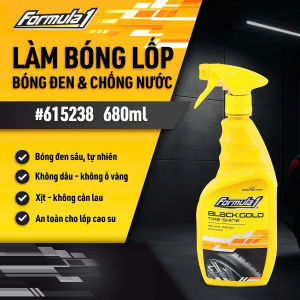 Bảo Dưỡng Màu Đen Và Bóng Vỏ Xe FORMULA 1 615258 680ml - Nhập Khẩu Chính Hãng