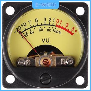 【E-WOITD】 1PC PANEL Vu Meter 6-12V หลอดไฟอุ่น Back light บันทึกเสียงระดับ AMP Meter
