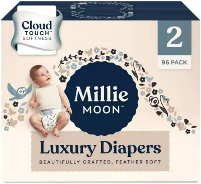 Millie Moon Luxury Diapers - Size 2-96ct