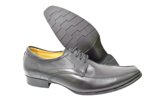 PACIDINI MM 6389 Formal Office Cow Leather Black Shine Executive Brogue Shoes / Kasut Hitam Lelaki